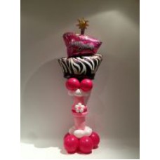 Zebra Cake Pedestal